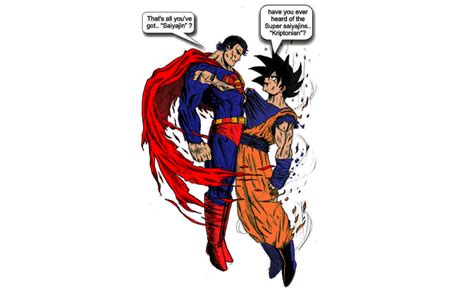 Goku vs. Superman - Dragon Ball Z Fan Art (28692631) - Fanpop