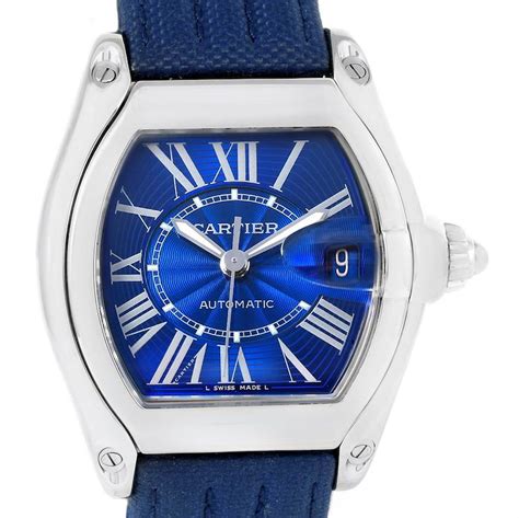 Cartier Roadster Blue Dial Atelier Yuwaciaojp