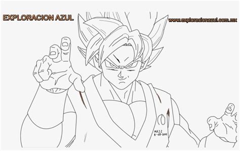 Imagenes De Goku Ssj Dios Azul Para Colorear Colorear Goku Ssj Dios