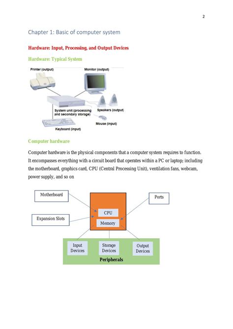 Fundamentals Of Computer System Notes Eid1303 Fundamentals Of