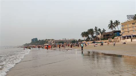 Juhu Beach Juhu Chaupati Mumbai Evening View Youtube