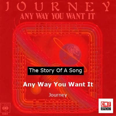 The story of a song: Any Way You Want It - Journey