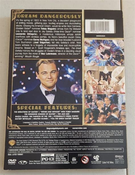 New The Great Gatsby Dvd Disc Set Special Edition Sealed