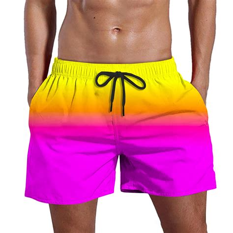 Chu Chu Mens Board Shorts Mens Shorts 5 Inch Inseam Swim Shorts For