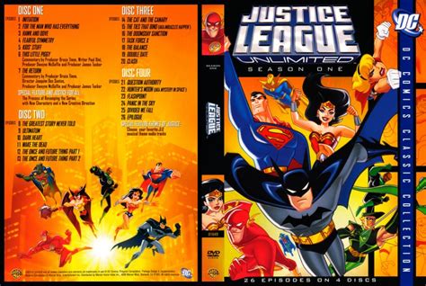 Justice League Unlimited: Season One - TV DVD Scanned Covers ...