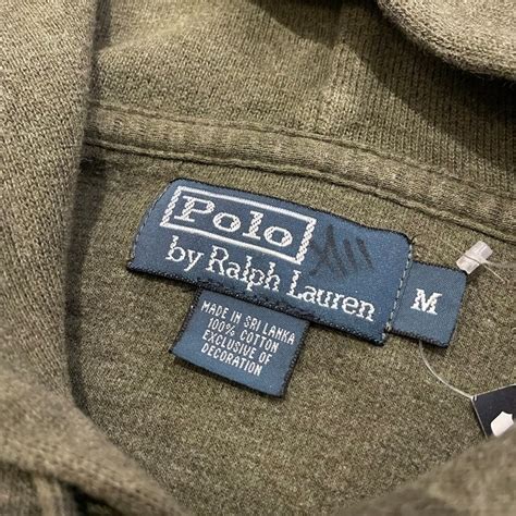 Ralph Lauren ラルフローレン Elbow Patch Light Knit Parka エルボーパッチ ライトニットパーカー オリーブ M Join ジョイン 古着