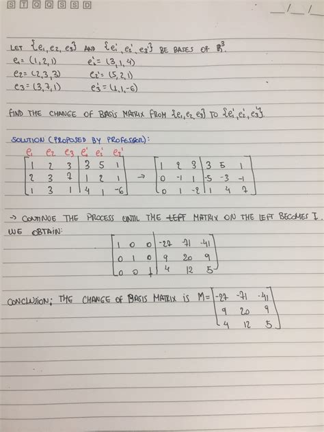 linear algebra - Why does this work? (Change of basis matrix ...