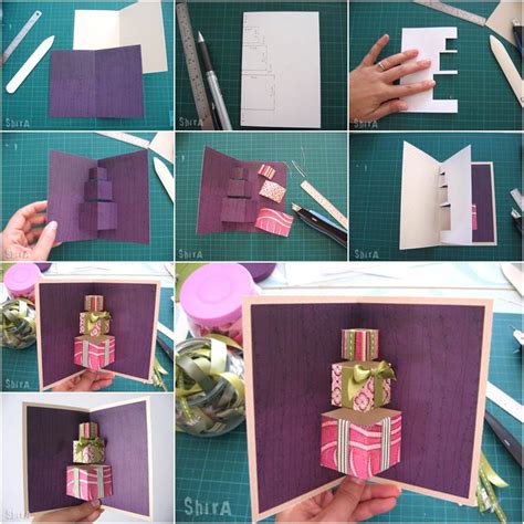 How To Diy D Gift Box Pop Up Card