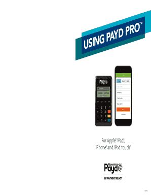 Fillable Online TM USING PAYD PRO Fax Email Print PdfFiller