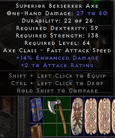 Superior Berserker Axe 14 Percent 2 Ar Topic D2jsp