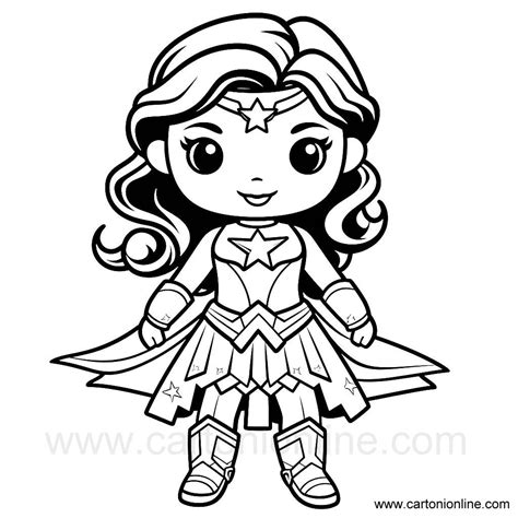 Dibujo De Wonder Woman 26 De Wonder Woman Para Colorear