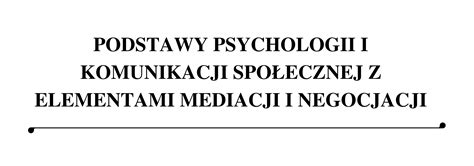 Psychologia Spo Eczna E Kursyonline