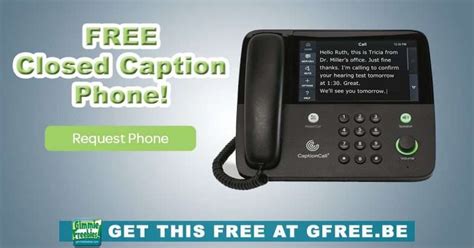 FREE Phone Captioning for Deaf & Hard of Hearing ($149 Value)