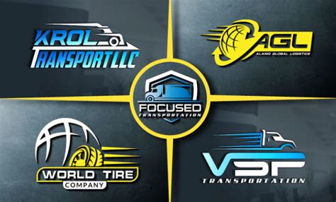 Do Modern Transport Logistic Trucking Logo Within 24 Hours By Creative