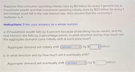 Solved Suppose That Consumer Spending Initially Rises By Chegg