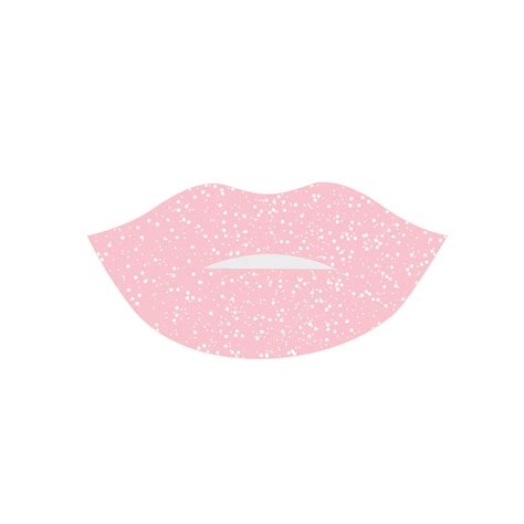 Premium Vector | Glitter lips