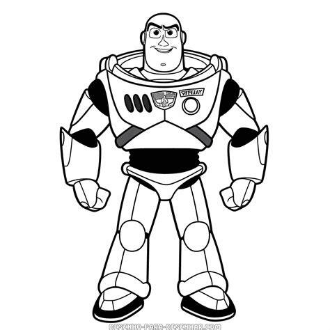 desenho de buzz lightyear toy story desenho  desenhar