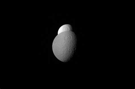 Gallery Saturn Moons Show How Not To Be Seen In Cassini Images Universe Today