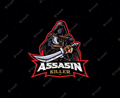 Premium Vector Assassin Mascot Logo Design