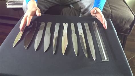 How To Choose A Throwing Knife A Big Review Of Popular Russian Throwing Knives Youtube