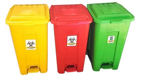 Bio Medical Waste Bin 65 Ltr For Hospital Capacity 31 60 Litre Rs