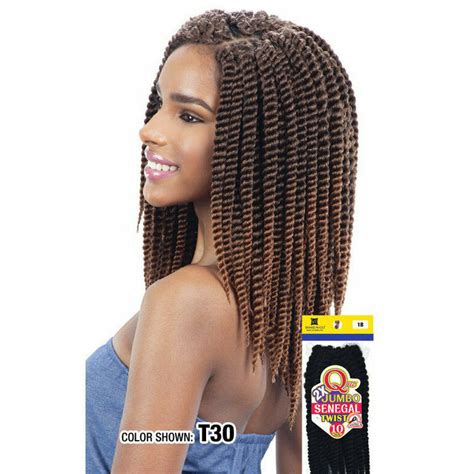 Shake N Go Que 2x Jumbo Senegal Twist 10 Crochet Braids Beauty