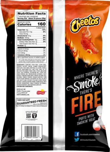 Cheetos Flamin Hot Ghost Pepper Puffs 7 Oz Kroger