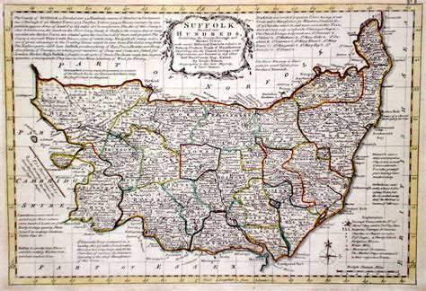 Antique Maps Of Suffolk