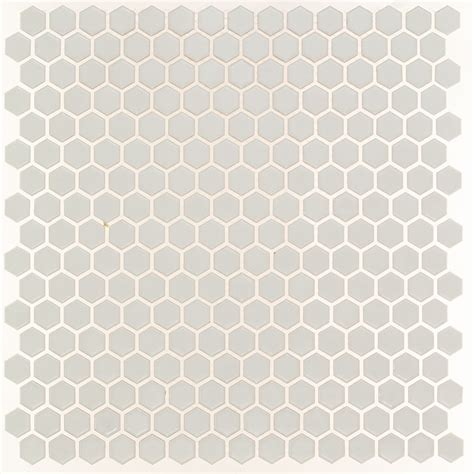 Eden White Hexagon Matte Ceramic Tile