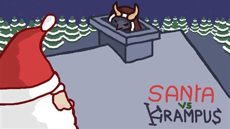 Santa VS Krampus by blatalzar, superbat3d