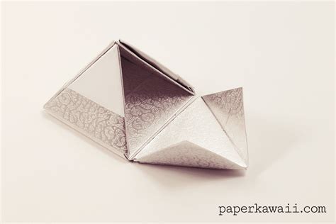 Modular Origami Pyramid Box Video Tutorial - Paper Kawaii