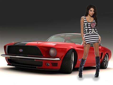 Girl And Car Wallpaper Wallpapersafari