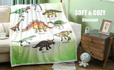 Amazon Chifave Dinosaur Throw Blanket Dinosaur Blanket Plush