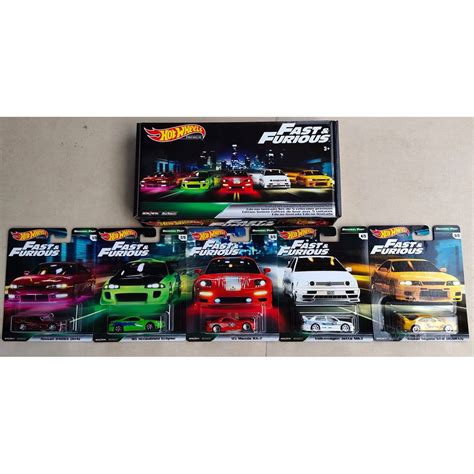 Hot Wheels Box Set Premium Fast And Furious Shopee Thailand