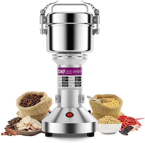 Buy OKF Grain Mills Electric Stainless Steel Grain Grinder Mill High