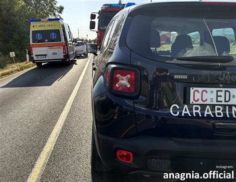 Tragico Incidente Tra Lariano E Velletri Morto Un Uomo Di Paliano