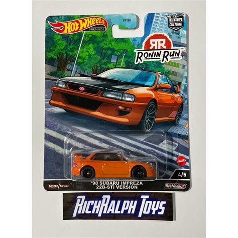 Hot Wheels Premium Ronin Run Subaru Impreza B Sti Version Shopee Philippines