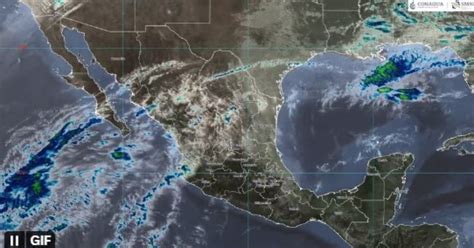 Clima en México Onda tropical Núm 11 causará lluvias en varias