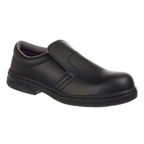 Cleanroom Fw81 Slip On Safety Shoes Low Cut Black At Call Safety