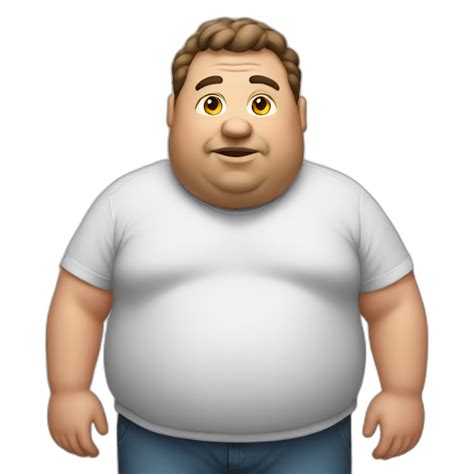 Fat Guy With Glasses Ai Emoji Generator