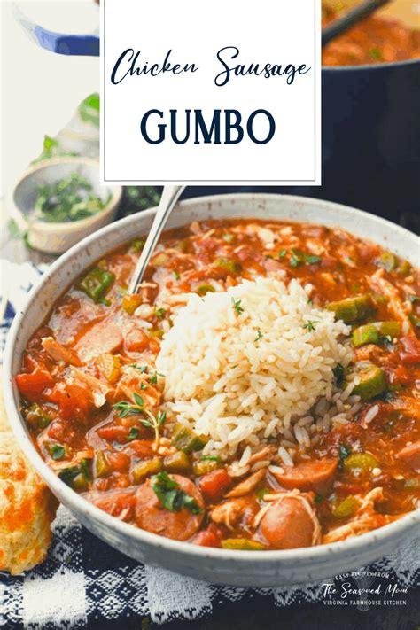 Chicken and Sausage Gumbo - The Seasoned Mom