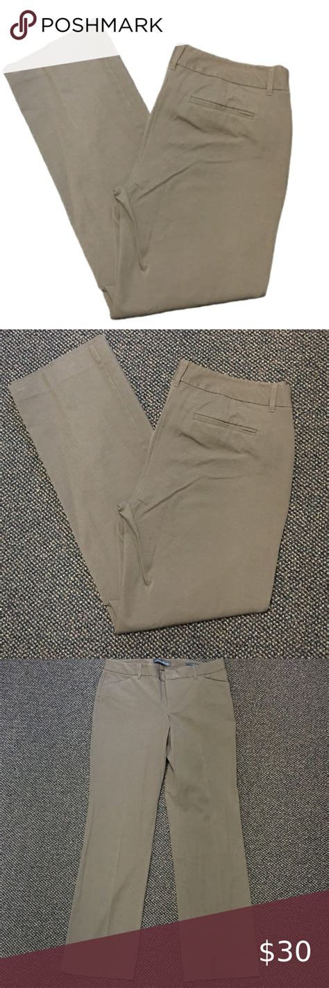 Eddie Bauer Tan Slightly Curvy Fit Slacks Pants 12 Fitted Slacks Slack Pants Curvy Fit