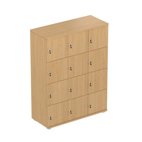 Triple Width Wooden Lockers - Furniture For Schools