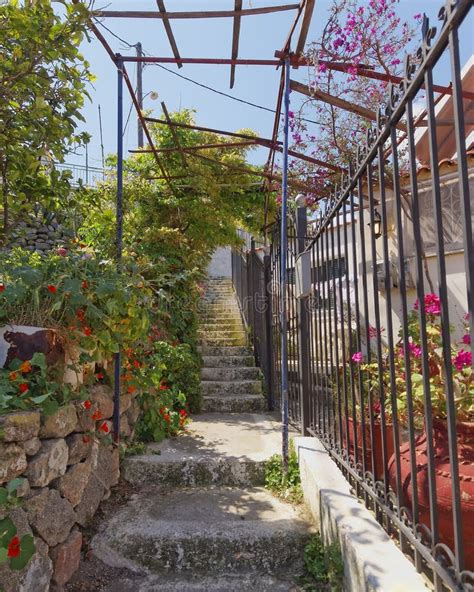 Pergola Greek Village Free Stock Photos Stockfreeimages