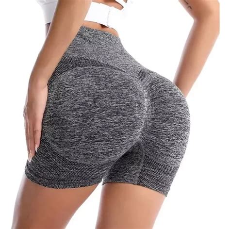 Short De Licra Para Mujer Fitness Sports Sexy Shorts Meses Sin Inter S