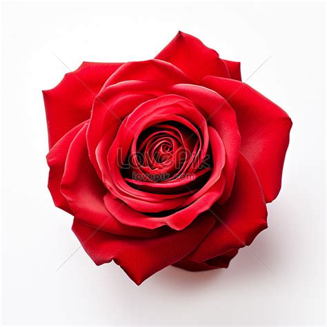 Red Rose Flower On White Background Picture And HD Photos | Free ...