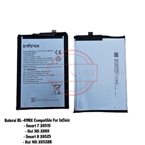 Jual Baterai Infinix Smart X Hot I X Smart X BL NX Battery Shopee Indonesia
