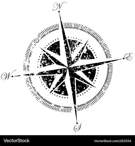 Compass Royalty Free Vector Image - VectorStock