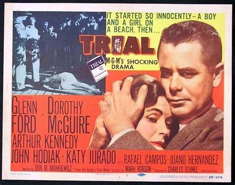 Trial Title Lobby Card Glenn Ford Film Noir Lobby Cards Movie