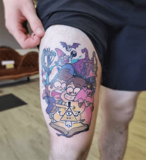 My Gravity Falls tattoo I got a couple years back : r/gravityfalls